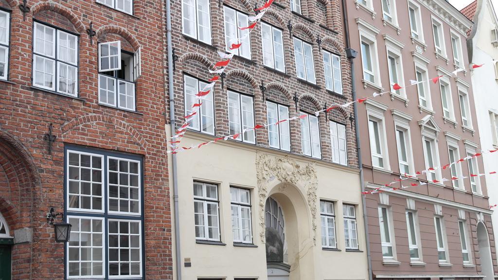 Apartments Im Einhornhaus Lübeck Exterior foto